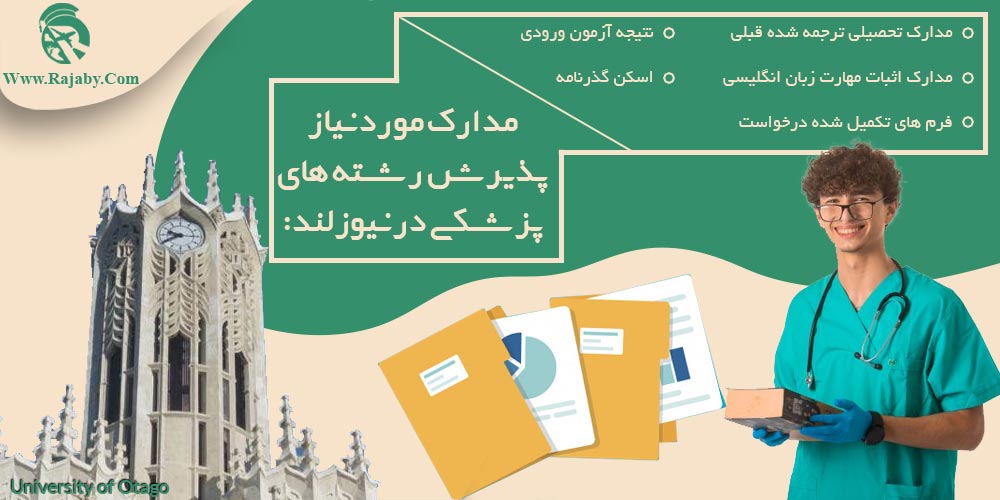 تحصیل پزشکی و دندانپزشکی در نیوزلند مدارک مورد نیاز پذیرش رشته های پزشکی در نیوزلند