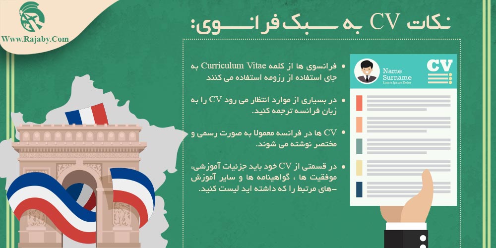 کار در فرانسه نکات CV به سبک فرانسوی
