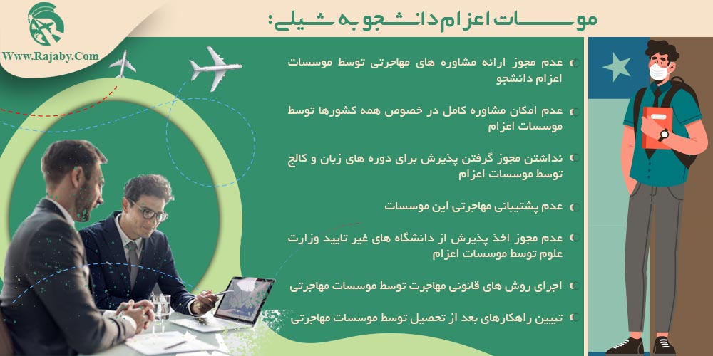 تحصیل در شیلی موسسات اعزام دانشجو به شیلی