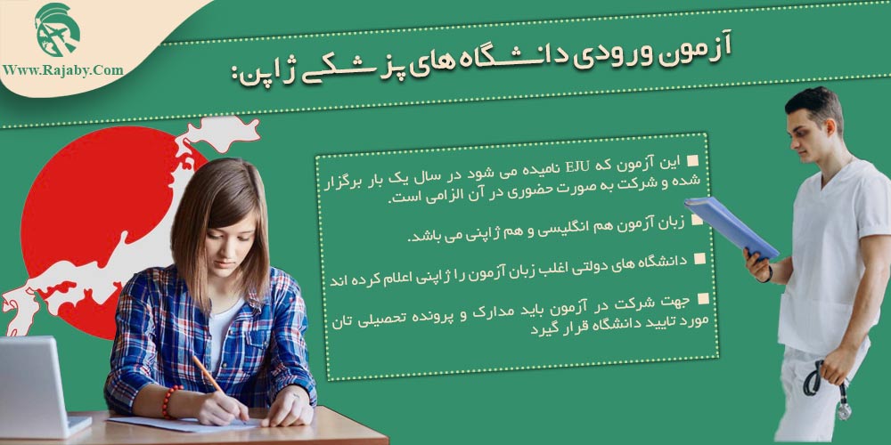 تحصیل پزشکی و دندانپزشکی در ژاپن آزمون ورودی دانشگاه های پزشکی ژاپن