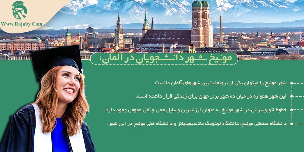 بهترین شهر آلمان برای زندگی ایرانیان مونیخ شهر دانشجویان در آلمان