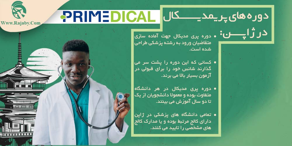 تحصیل پزشکی و دندانپزشکی در ژاپن دوره های پریمدیکال در ژاپن