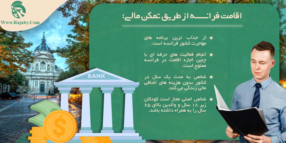 اقامت فرانسه از طریق تمکن مالی اقامت فرانسه از طریق تمکن مالی