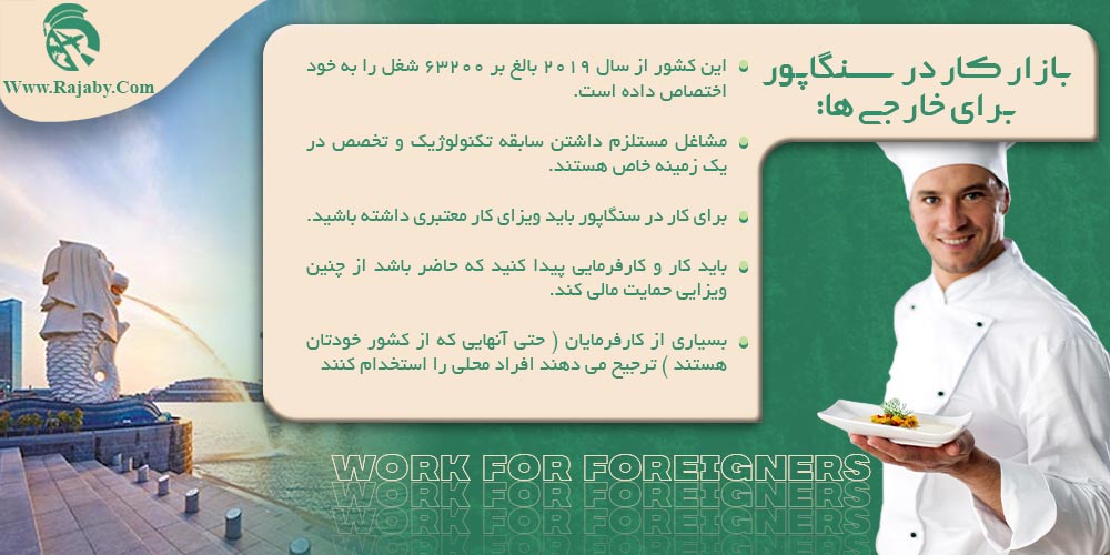 کار در سنگاپور بازار کار در سنگاپور برای خارجی ها