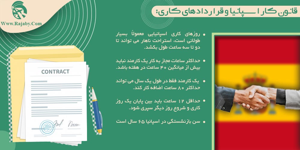 کار در اسپانیا قانون کار اسپانیا و قراردادهای کاری