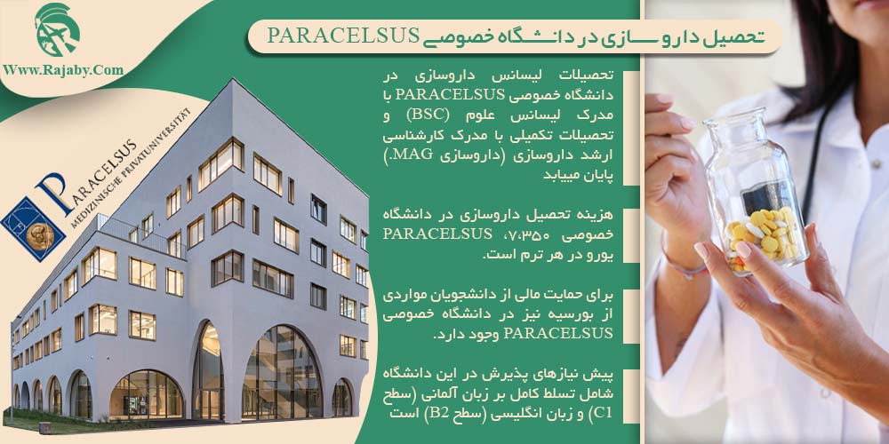 تحصیل داروسازی در دانشگاه خصوصی Paracelsus