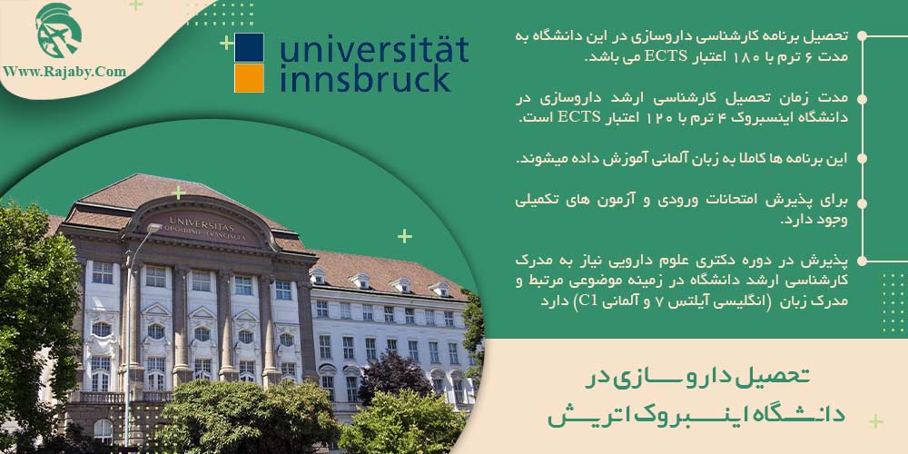 تحصیل داروسازی در دانشگاه اینسبروک اتریش