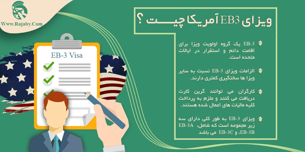 کار در آمریکا ویزای EB3 آمریکا چیست؟