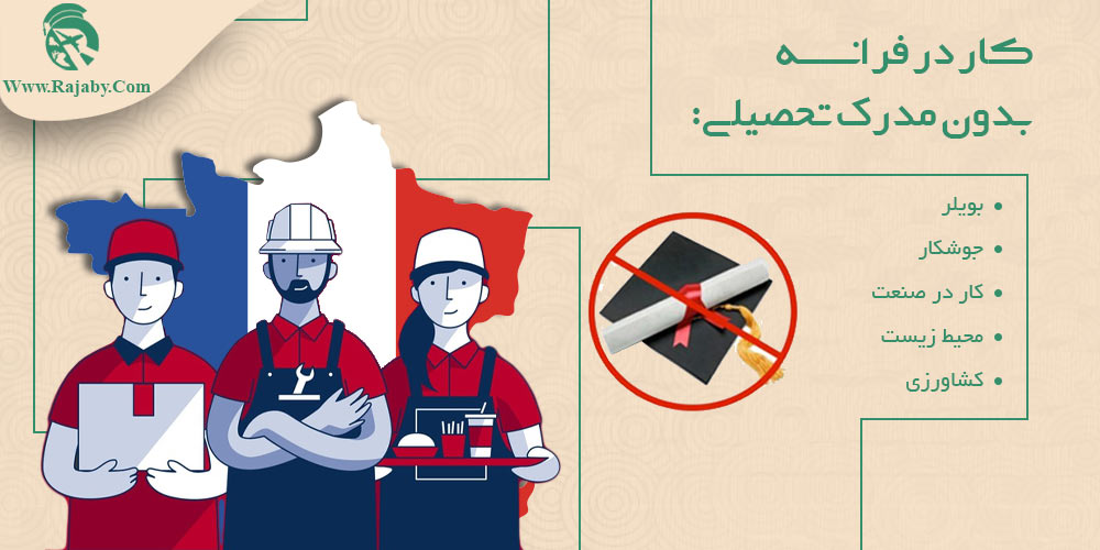 کار در فرانسه کار در فرانسه بدون مدرک تحصیلی