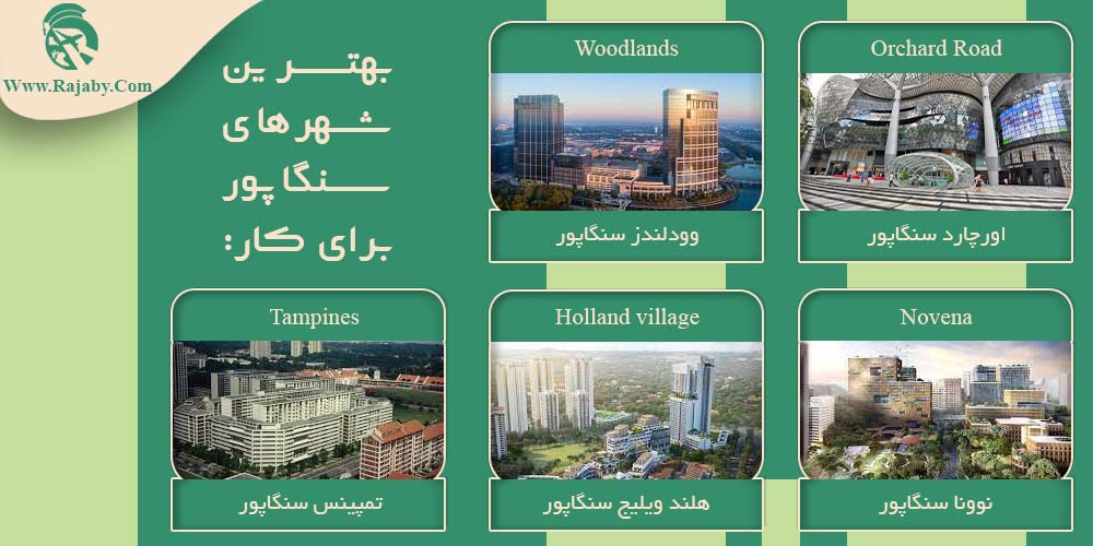 کار در سنگاپور بهترین شهر های سنگاپور برای کار