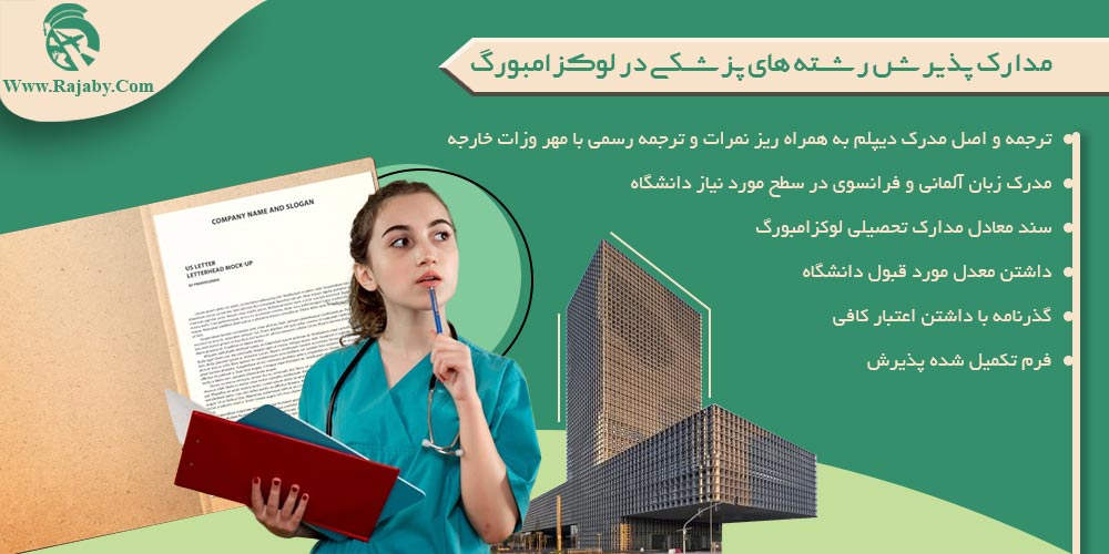تحصیل پزشکی و دندانپزشکی در لوکزامبورگ مدارک پذیرش رشته های پزشکی در لوکزامبورگ