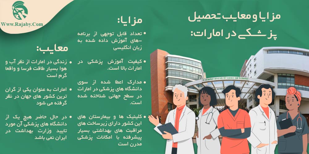 مزایا و معایب تحصیل پزشکی در امارات