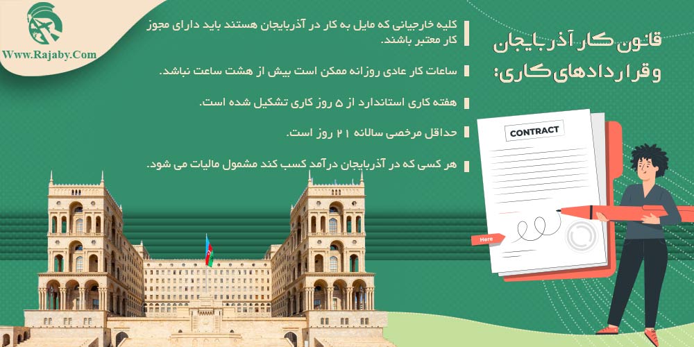 کار در آذربایجان قانون کار آذربایجان و قراردادهای کاری