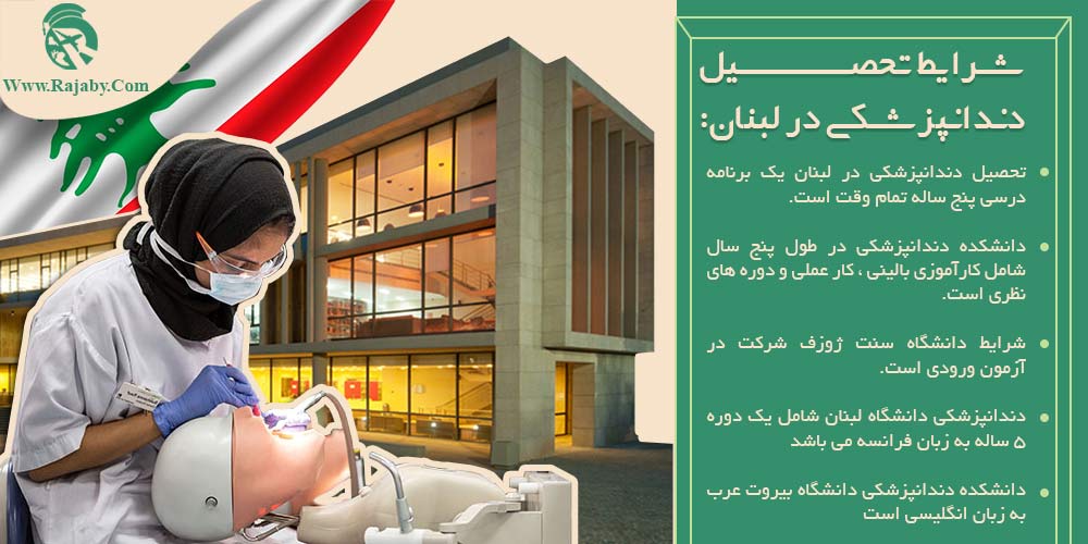 تحصیل پزشکی و دندانپزشکی در لبنان شرایط تحصیل دندانپزشکی در لبنان