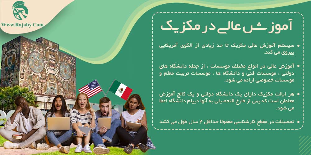 تحصیل در مکزیک آموزش عالی در مکزیک