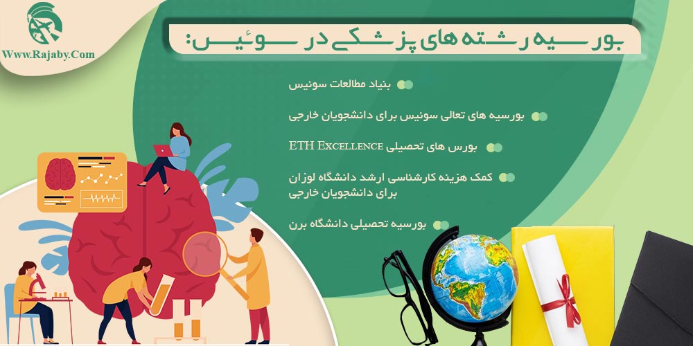 تحصیل پزشکی و دندانپزشکی در سوئیس بورسیه رشته های پزشکی در سوئیس