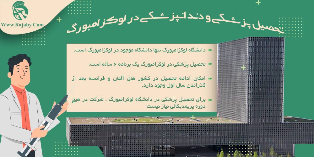 تحصیل پزشکی و دندانپزشکی در لوکزامبورگ تحصیل پزشکی و دندانپزشکی در لوکزامبورگ