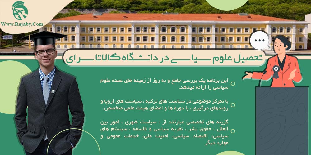 دانشگاه گالاتاسرای استانبول ترکیه تحصیل علوم سیاسی در دانشگاه گالاتاسرای