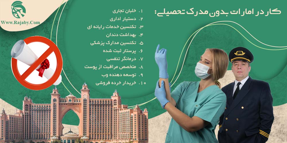 کار در امارات کار در امارات بدون مدرک تحصیلی