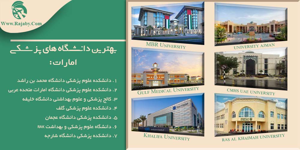 بهترین دانشگاه های پزشکی امارات