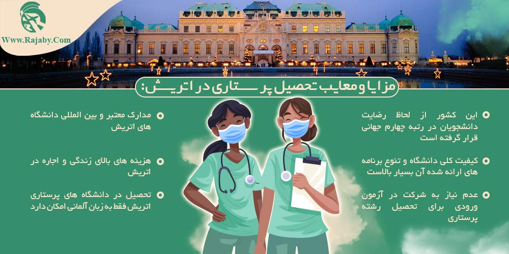 تحصیل رشته پرستاری در اتریش مزایا و معایب تحصیل پرستاری در اتریش