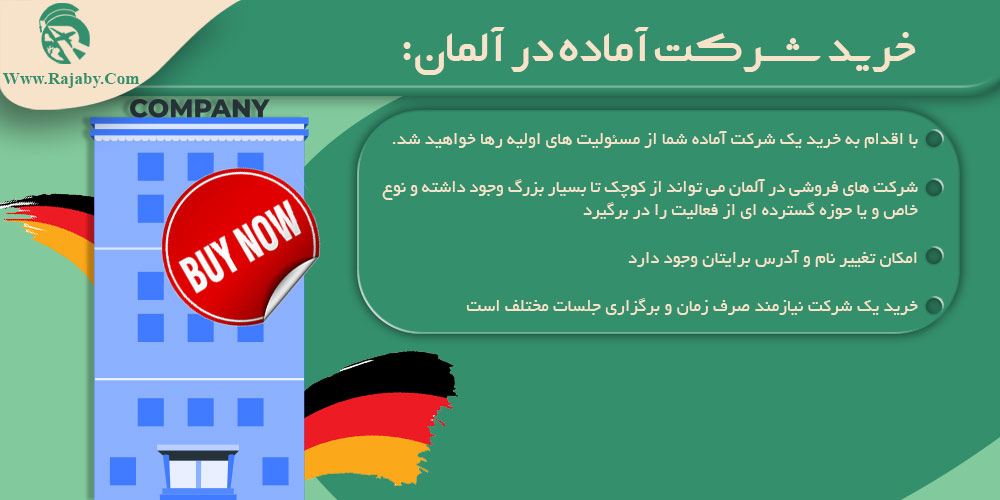 سرمایه گذاری و ثبت شرکت در آلمان خرید شرکت آماده در آلمان