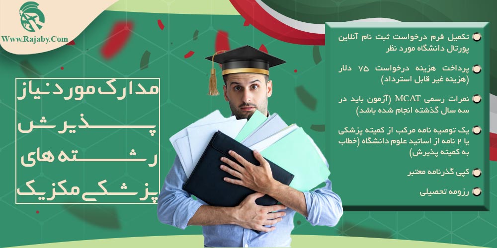 تحصیل پزشکی و دندانپزشکی در مکزیک مدارک مورد نیاز پذیرش رشته های پزشکی مکزیک