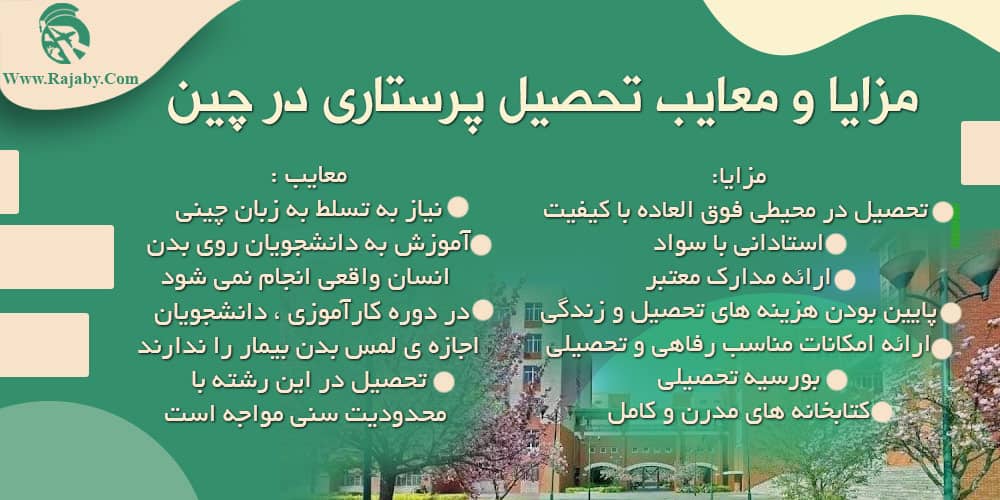 تحصیل رشته پرستاری در چین مزایا و معایب تحصیل پرستاری در چین