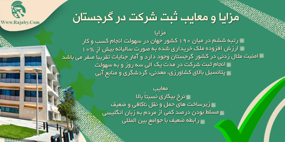 سرمایه گذاری و ثبت شرکت در گرجستان مزایا و معایب ثبت شرکت در گرجستان