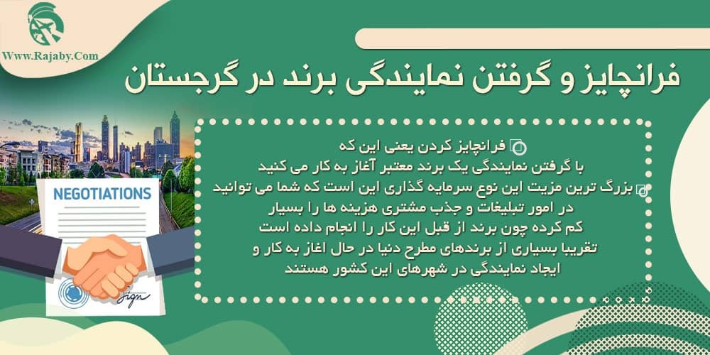 سرمایه گذاری و ثبت شرکت در گرجستان فرانچایز و گرفتن نمایندگی برند در گرجستان