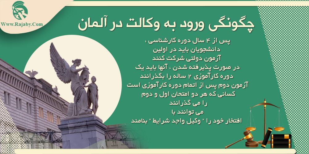 تحصیل رشته حقوق در آلمان چگونگی ورود به وکالت در آلمان