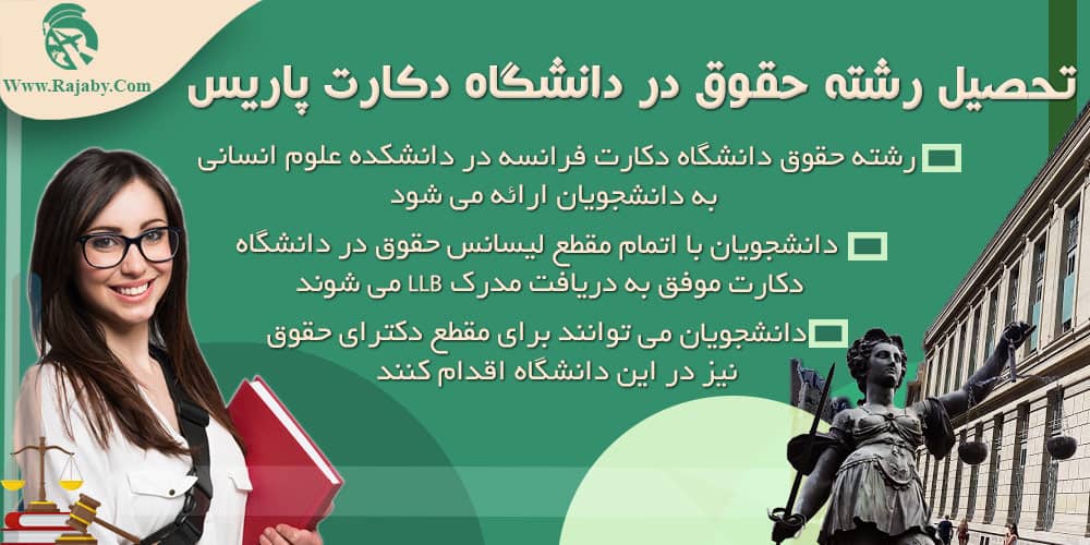 دانشگاه دکارت فرانسه تحصیل رشته حقوق در دانشگاه دکارت پاریس