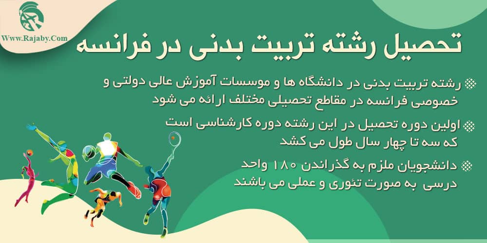 تحصیل رشته تربیت بدنی در فرانسه تحصیل رشته تربیت بدنی در فرانسه