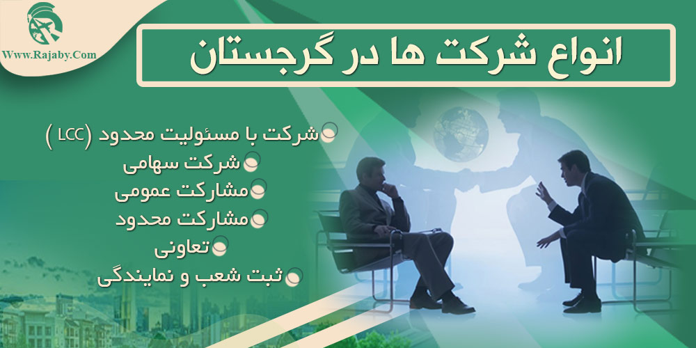 سرمایه گذاری و ثبت شرکت در گرجستان انواع شرکت ها در گرجستان