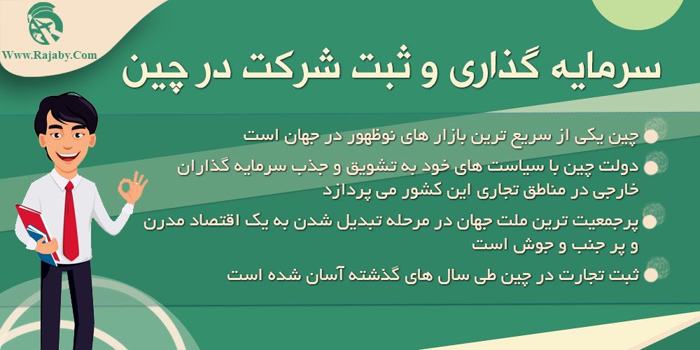 سرمایه گذاری و ثبت شرکت در چین سرمایه گذاری و ثبت شرکت در چین