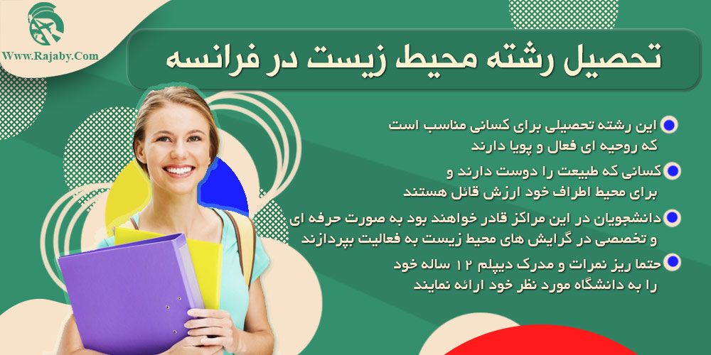 تحصیل رشته محیط زیست در فرانسه