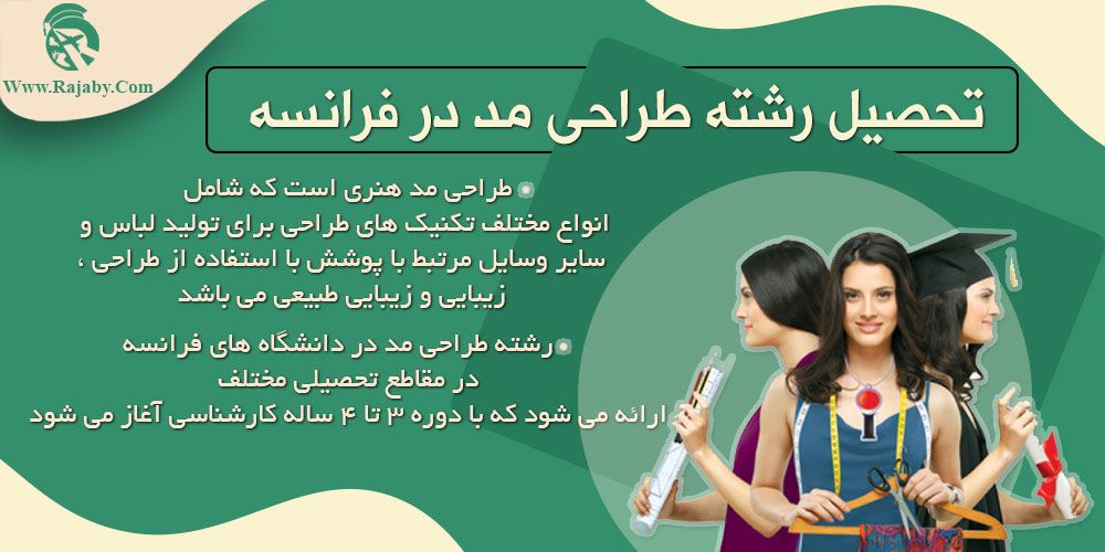  تحصیل رشته طراحی مد در فرانسه