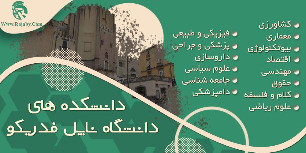 دانشگاه ناپل فدریکو دوم ایتالیا دانشکده های دانشگاه ناپل فدریکو