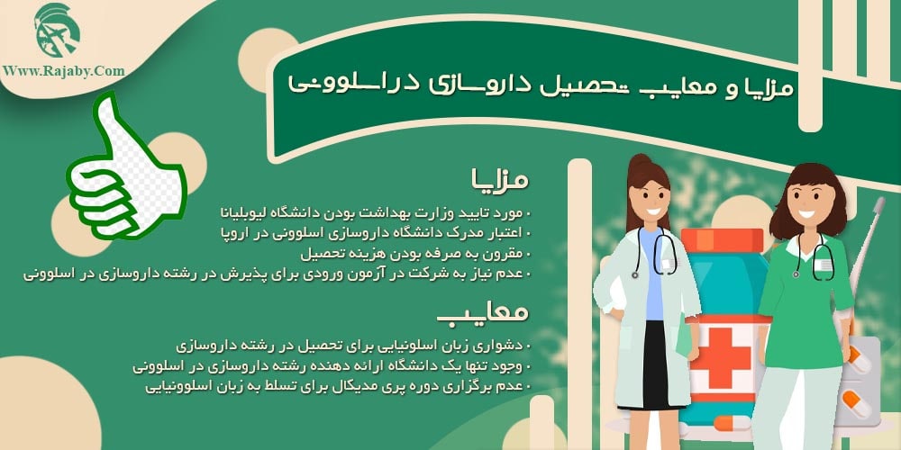 تحصیل رشته داروسازی در اسلوونی مزایا و معایب تحصیل داروسازی در اسلوونی
