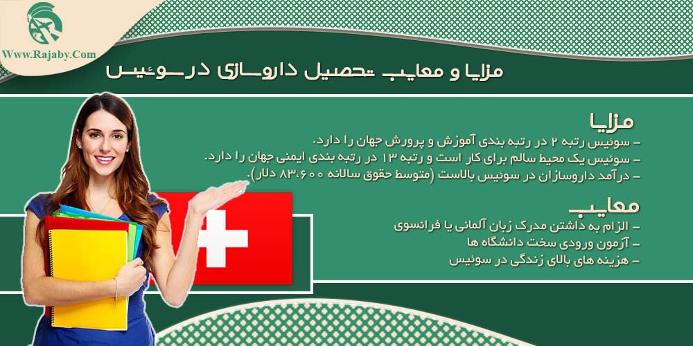 تحصیل رشته داروسازی در سوئیس مزایا و معایب تحصیل داروسازی در سوئیس