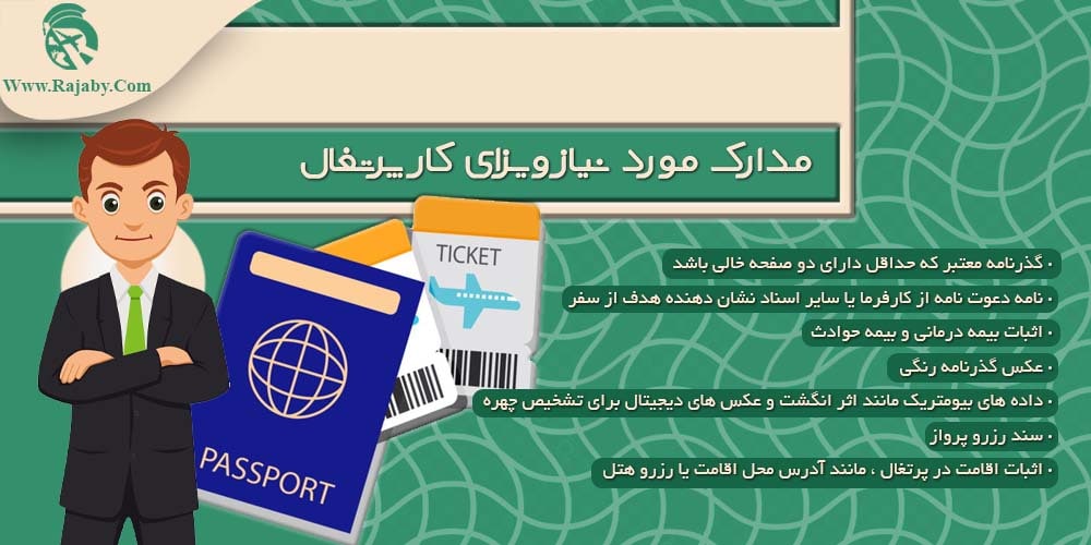 کار در پرتغال مدارک مورد نیاز ویزای کار پرتغال