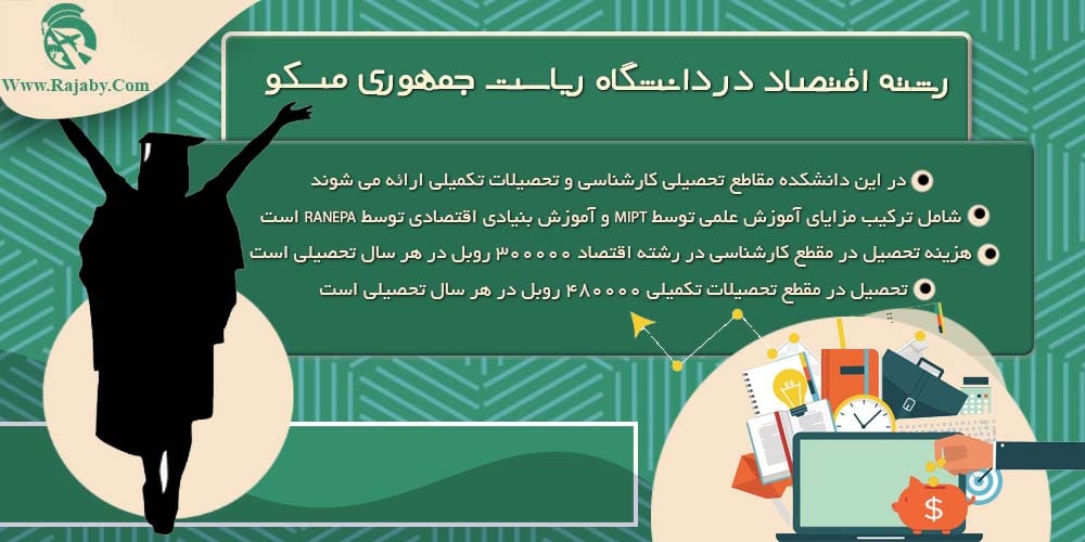 دانشگاه ریاست جمهوری یا رانخگیس روسیه رشته اقتصاد در دانشگاه ریاست جمهوری مسکو