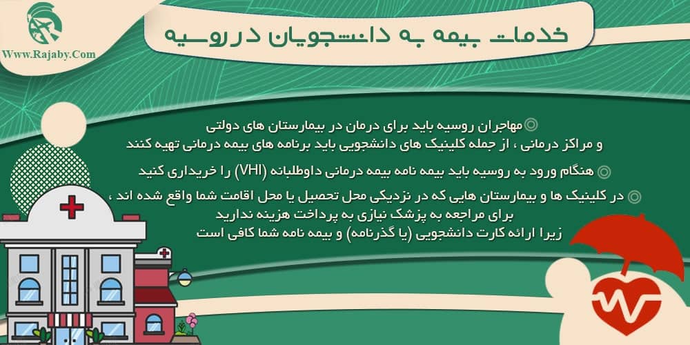 خدمات بیمه به دانشجویان در روسیه خدمات بیمه به دانشجویان در روسیه