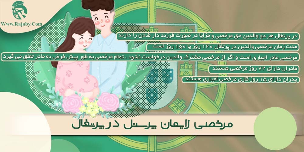 کار در پرتغال مرخصی زایمان پرسنل در پرتغال
