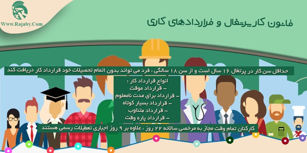 کار در پرتغال قانون کار پرتغال و قراردادهای کاری