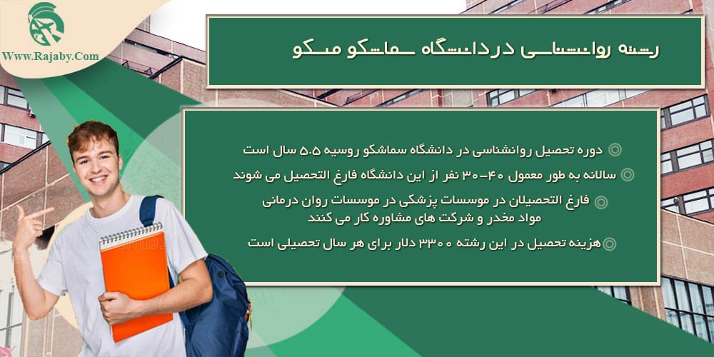 دانشگاه سماشکو یا اودوکیمو مسکو روسیه رشته روانشناسی در دانشگاه سماشکو مسکو