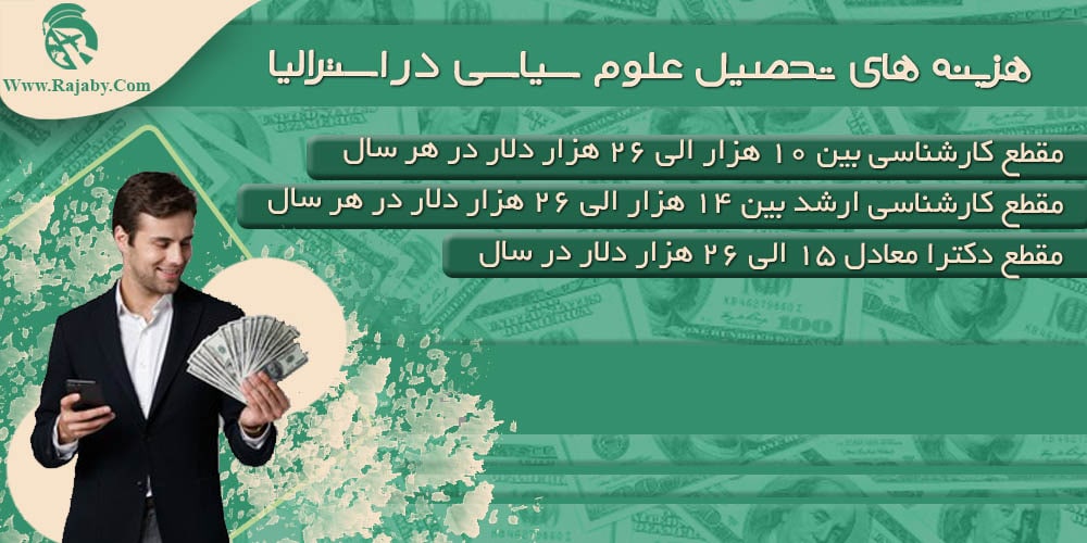 تحصیل رشته علوم سیاسی در استرالیا هزینه های تحصیل علوم سیاسی در استرالیا