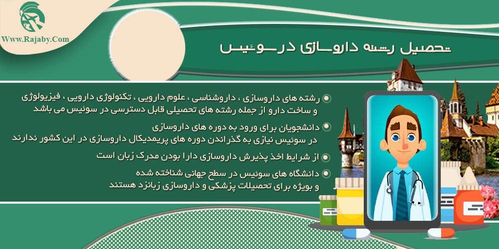 تحصیل رشته داروسازی در سوئیس تحصیل رشته داروسازی در سوئیس