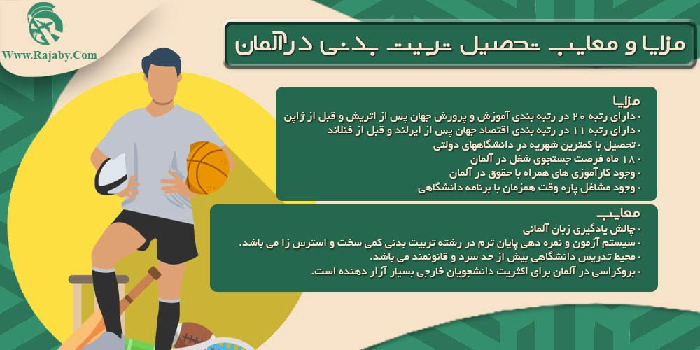 تحصیل رشته تربیت بدنی در آلمان مزایا و معایب تحصیل تربیت بدنی در آلمان