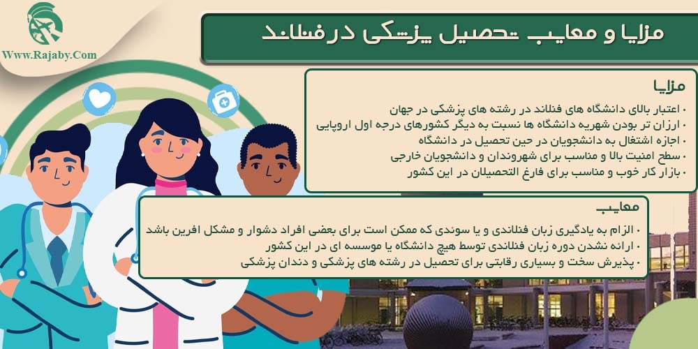 تحصیل پزشکی و دندانپزشکی در فنلاند مزایا و معایب تحصیل پزشکی در فنلاند